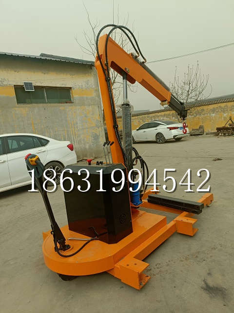 繁峙县自卸车厢随车吊 自制轮式四不像起重机 四驱平板吊 5吨 贵盛